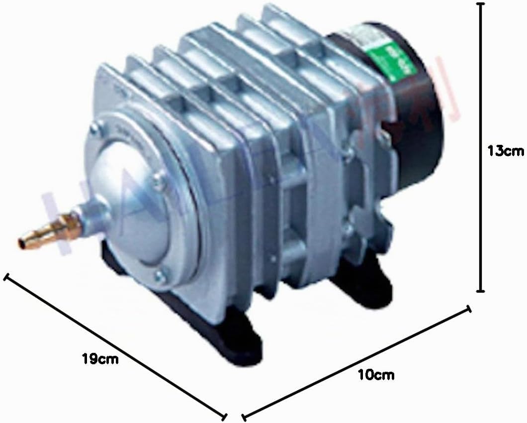 HAILEA ACO-208 Luftkompressor Durchlüfter Luftpumpe Kolbenkompressor Teichpumpe, 1 Stück (1er Pack)