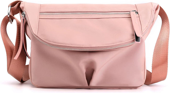 PORRASSO Damen Schultertasche Casual Umhängetasche Nylon Multi Tasche Handtasche Frauen Crossbody Ba