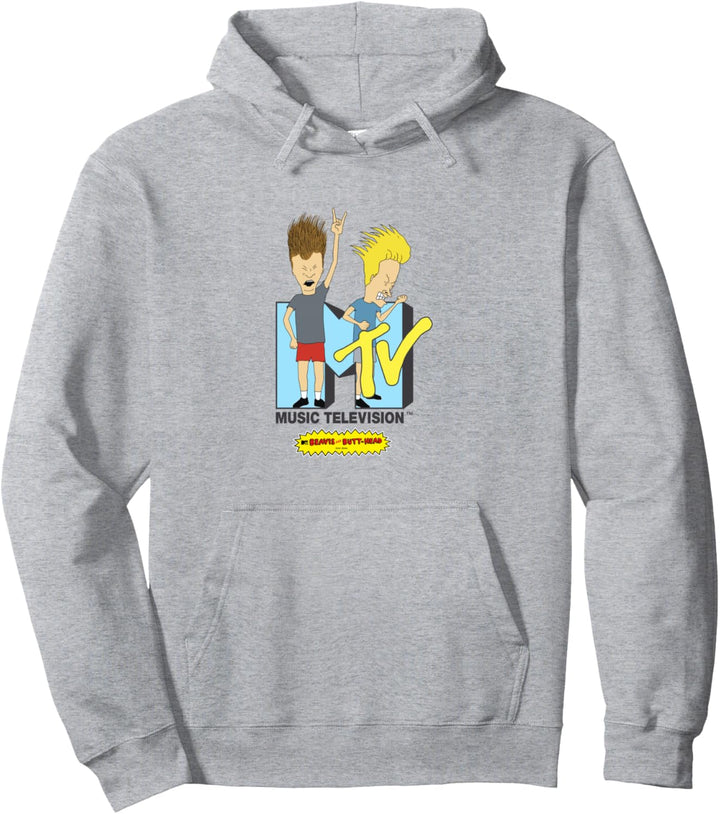 Beavis And Butt-Head MTV Logo Pullover Hoodie