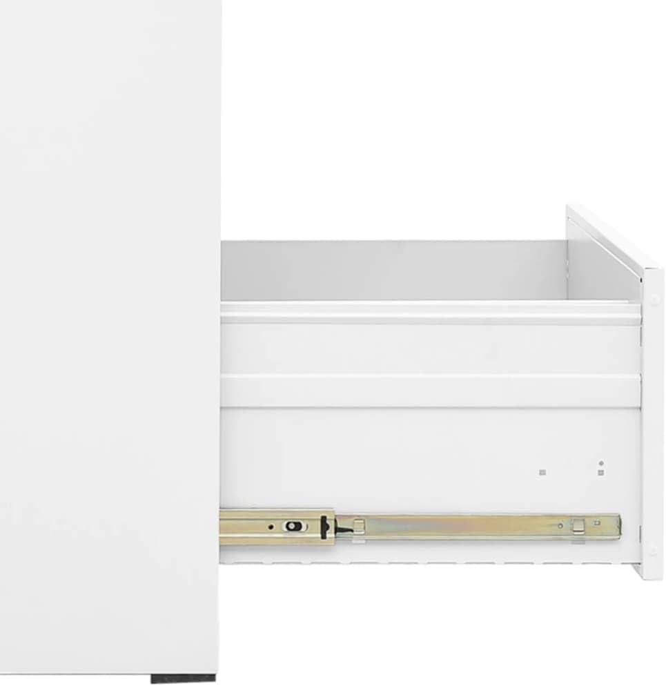 vidaXL Aktenschrank Büroschrank Metallschrank Schrank Stahlschrank Schubladenschrank Bürocontainer L