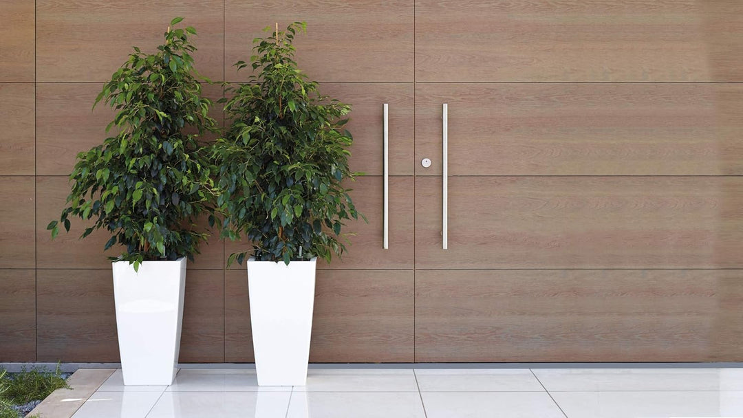 PISA POT 60CM SELF WATERING TAUPE Taupe 33x33x61 cm, Taupe 33x33x61 cm