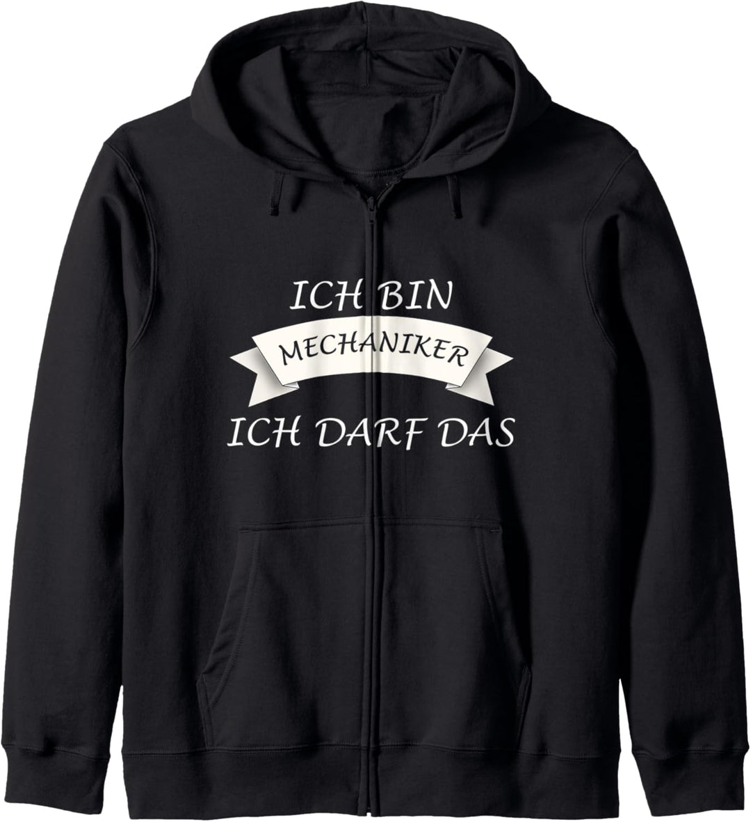 Ich bin Mechaniker - Ich darf das Kapuzenjacke