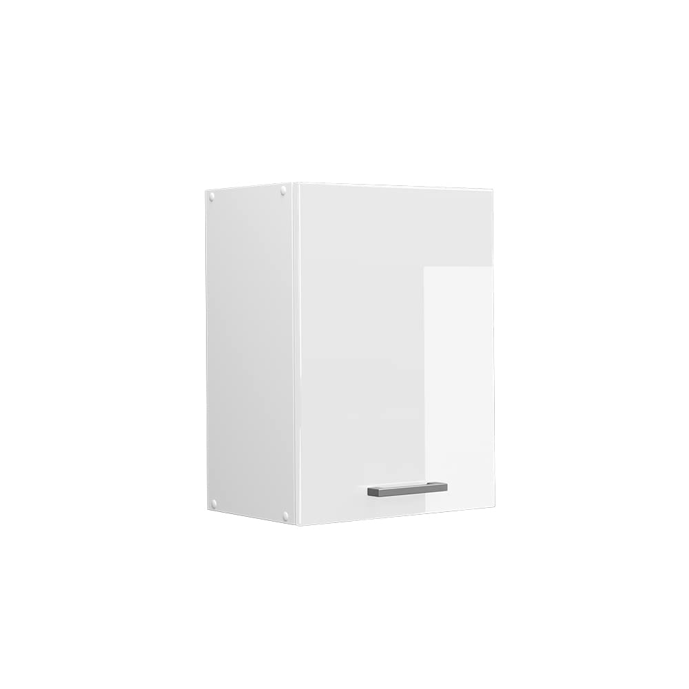 Vicco Hängeschrank R-Line, Weiss Hochglanz/Weiss, 45 cm Weiss Hochglanz Hängeschrank 45cm, Weiss Hoc