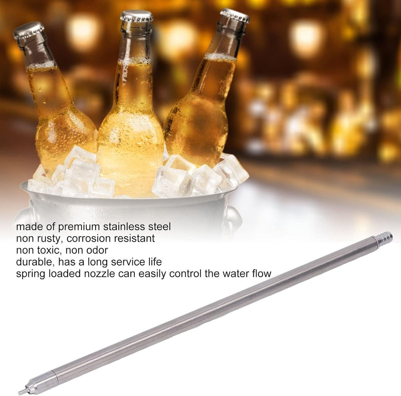 Flaschenfüller, Bier Flaschenfüller, 35,2 cm Edelstahl Federbeladener Bierflaschenfüller,Canning Typ