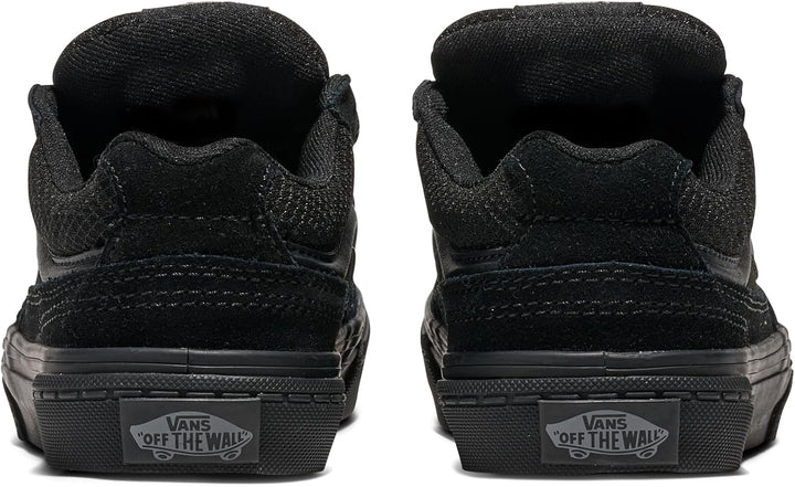 Vans Unisex Kinder Caldrone Sneaker 27 EU Suede Mesh Black Black, 27 EU Suede Mesh Black Black