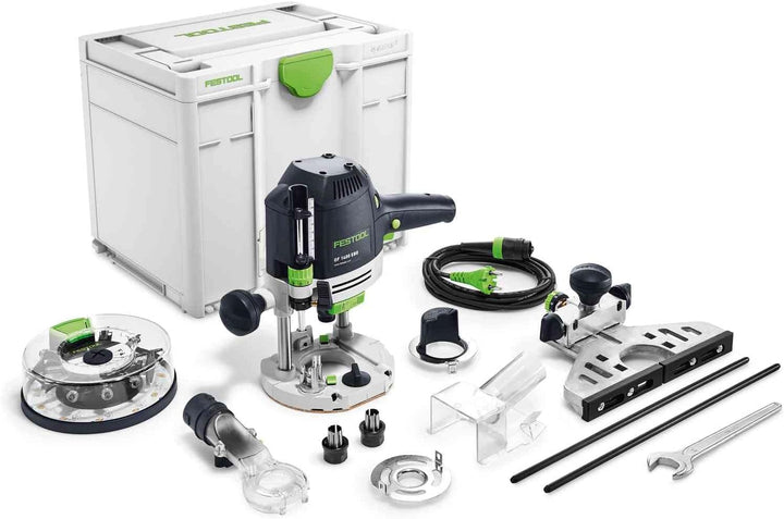 FESTOOL 574398 Oberfräse OF 1400 OF 1400 EBQ-Plus + Box-OF-S 8/10x HW