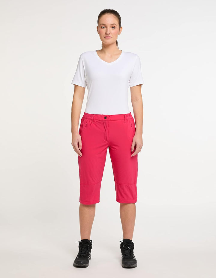 HOT sportswear Damen Ordesa Caprihose 36 Red Rose, 36 Red Rose