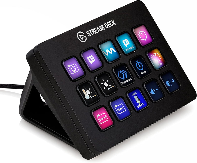 Elgato Stream Deck MK.2 – Studio-Controller, 15 Makrotasten, auslösen von Aktion in Apps und Softwar