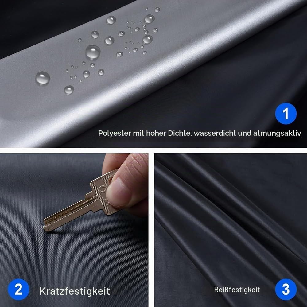 Autogarage Abdeckung Wasserdicht,Auto Abdeckplane,Auto Abdeckung,Wasserdicht Und Uv-Beständig,Vier J