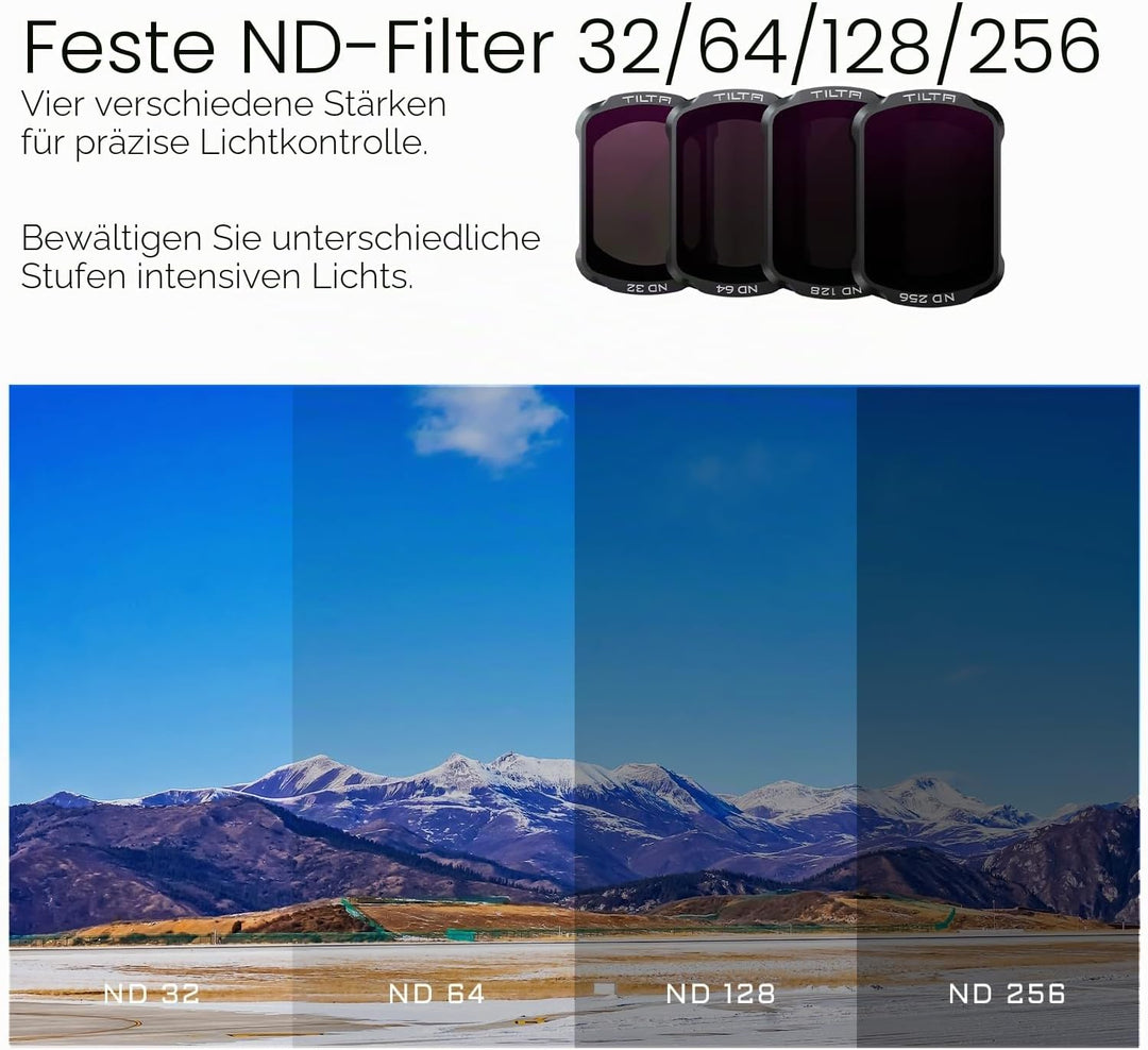 Tilta Pocket 3 Ultimate Filter Kit, 6er-Pack magnetische ND32/64/128, Black Mist 1/2, 1/4, Polarisat