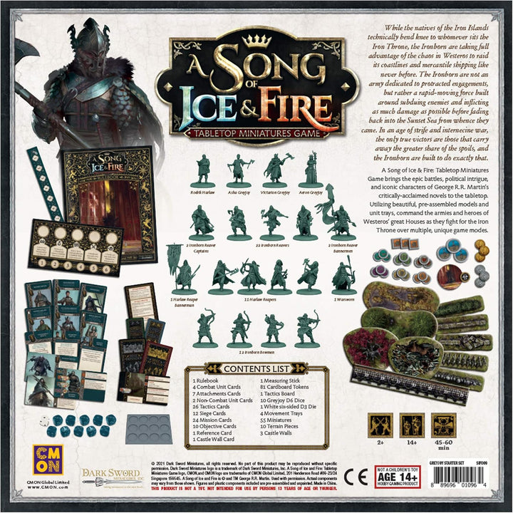 CoolMiniOrNot Inc Greyjoy Starter-Set: EIN Lied von EIS und Feuer, Miniatur-Spiel, ab 14 Jahren, für
