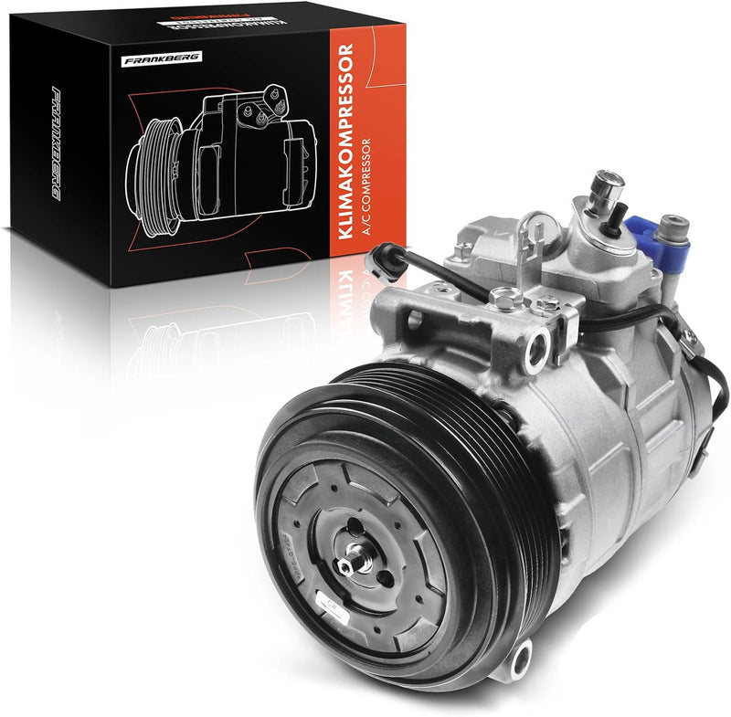 Frankberg 1x Klimakompressor Klimaanlage Kompatibel mit Q7 4LB 3.0L Diesel 2007-2015 Replace