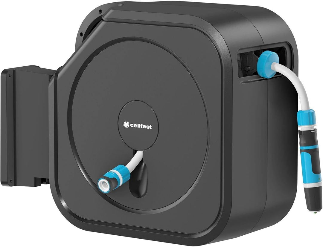 Cellfast ERGO XL 55-420 Automatische Gartenschlauchtrommel mit 30m Gartenschlauch | Hochwertige Kuns