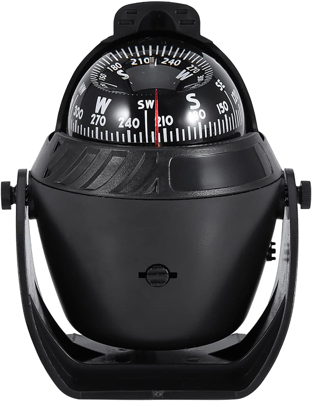 Filfeel Digital Marine Kompass, Hohe Präzision LED-Licht Schwenkbarer Kompass, Navigation Elektronis