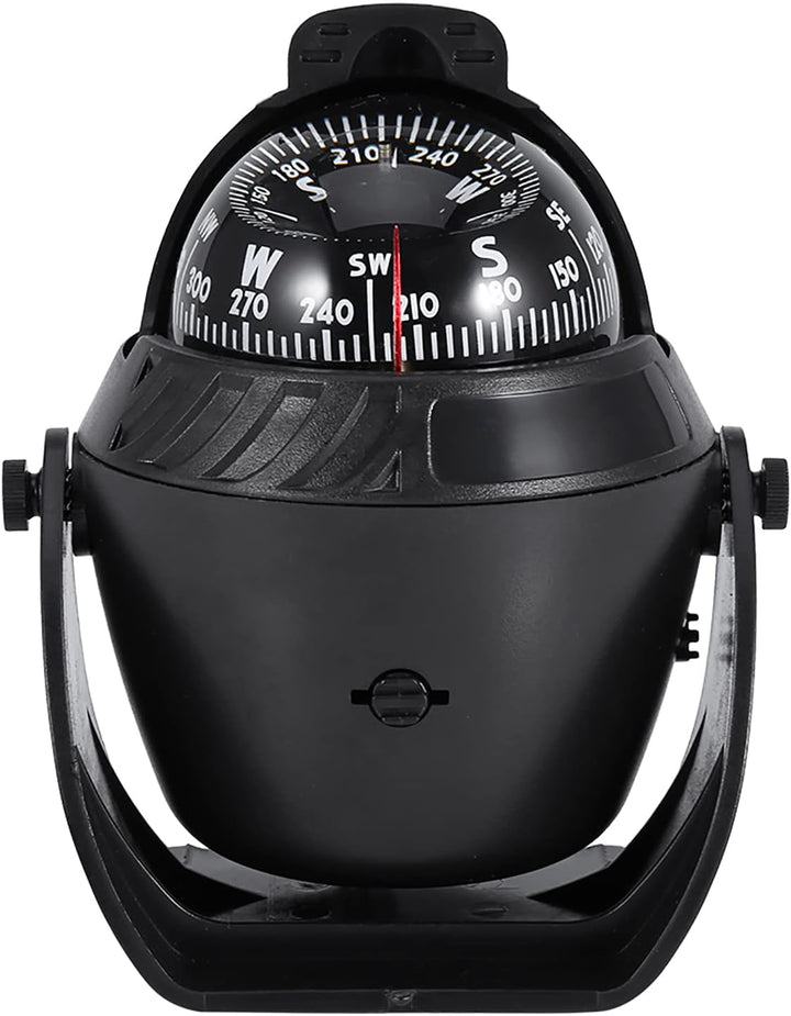 Filfeel Digital Marine Kompass, Hohe Präzision LED-Licht Schwenkbarer Kompass, Navigation Elektronis