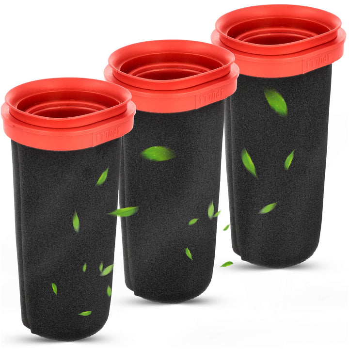 SATZ MIT 3 STÜCK FILTER KOMPATIBEL MIT BOSCH FLEXXO SERIE 4 & ATHLET ZOO AKKU STAUBSAUGER FILTERLUX