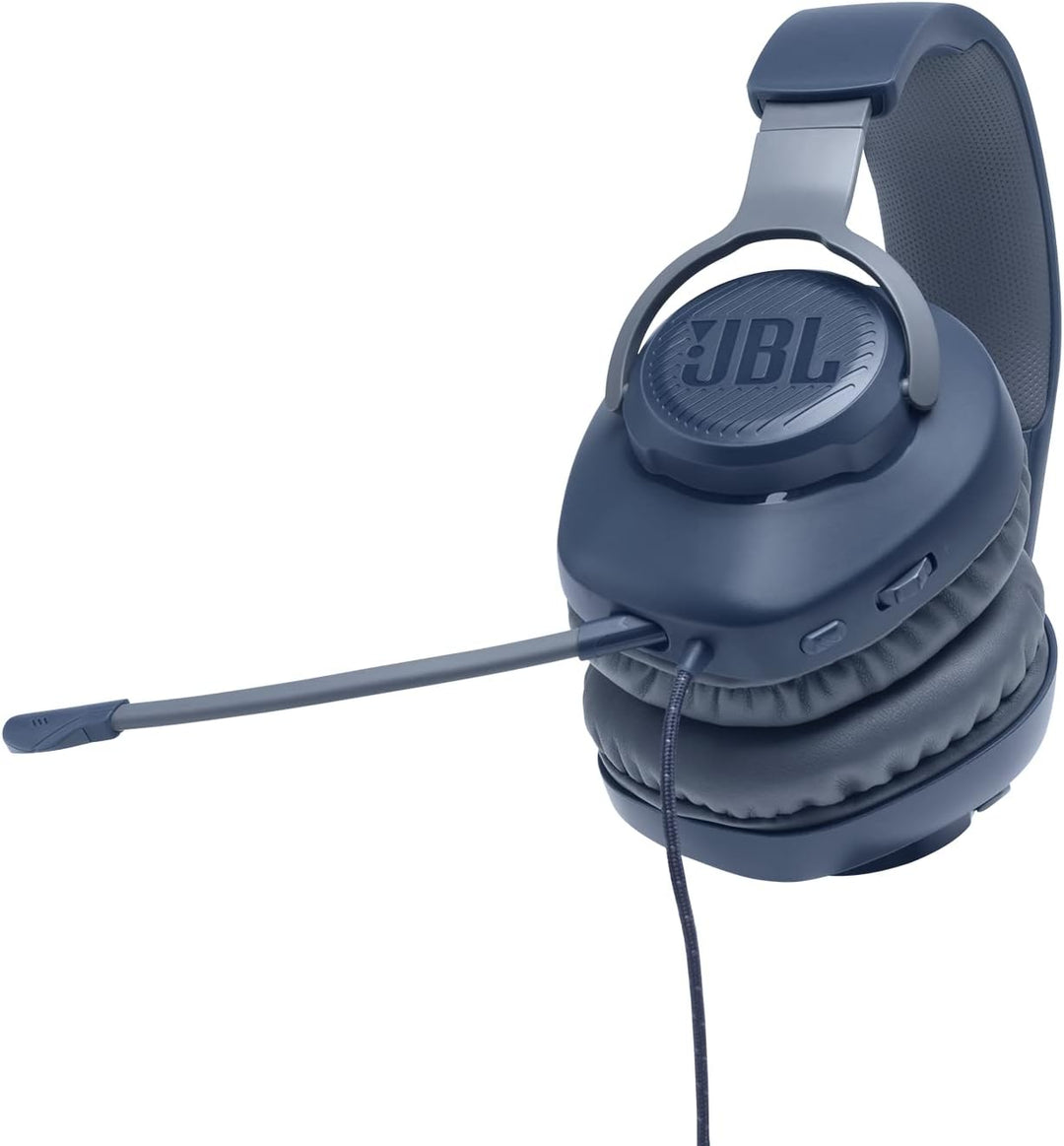JBL Quantum 100 Over-Ear Gaming Headset – Wired 3,5 mm Klinke – Mit abnehmbarem Boom-Mikrofon – Komp