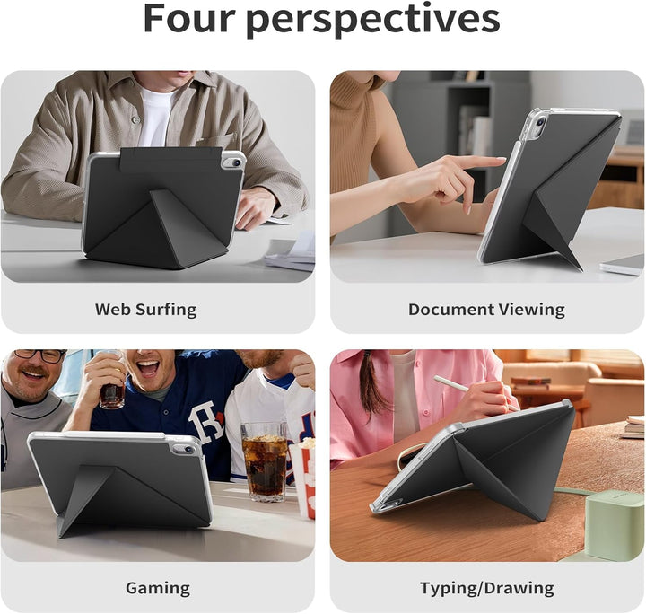 Hülle für iPad (A16) 11. Generation 11 Zoll (2025) & iPad 10. Generation 10,9 Zoll (2022) mit Stifth