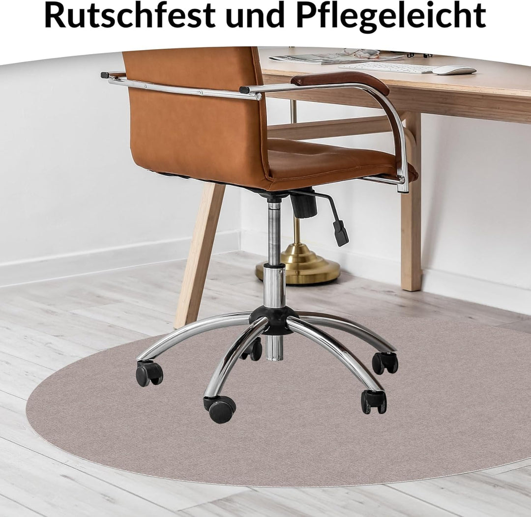 ANRO Bodenschutzmatte Bürostuhl Unterlage Schreibtischstuhl Unterlage Bürostuhl Teppich rutschfeste