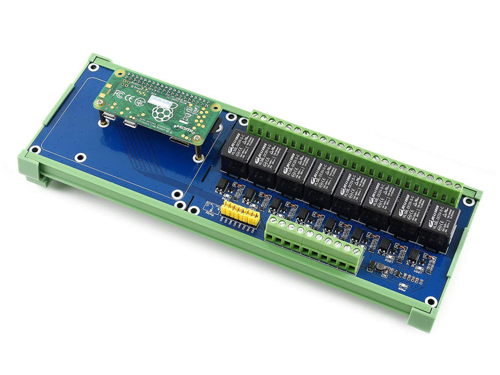Waveshare 8-ch Relays Expansion Board Compatible with Raspberry Pi Control High Voltage Products Sta
