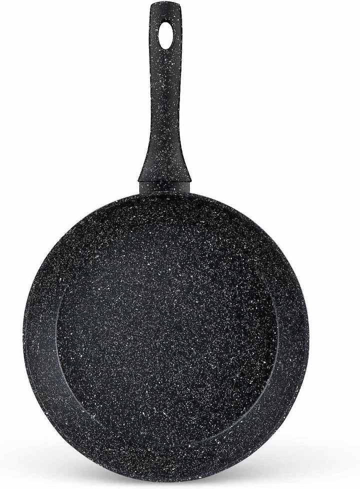 BEM 3‑tlg Pfannenset 20/24/28 cm Induktion geeignet – beschichtete Brat- und Universalpfannen mit Gl