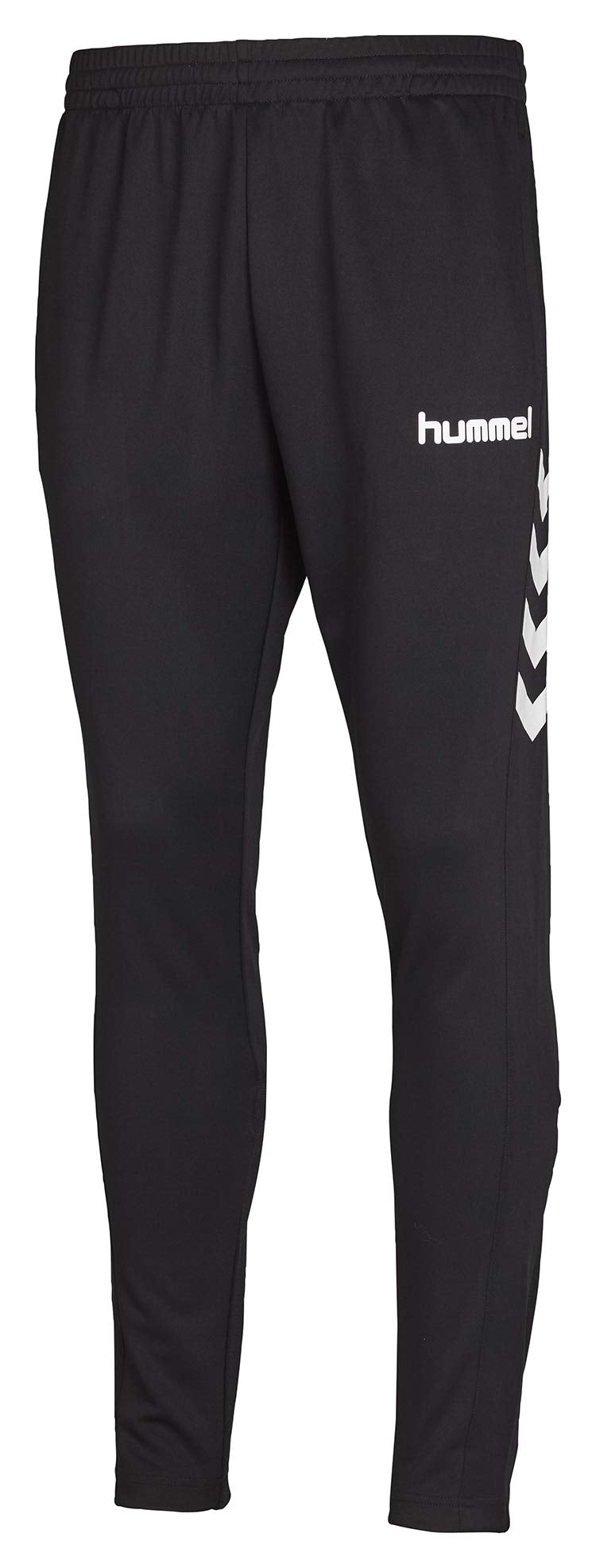 Hummel Fussballhose Herren lang – CORE FOOTBALL PANT – Trainingshose mit Rippeinsatz an Wadenrücksei