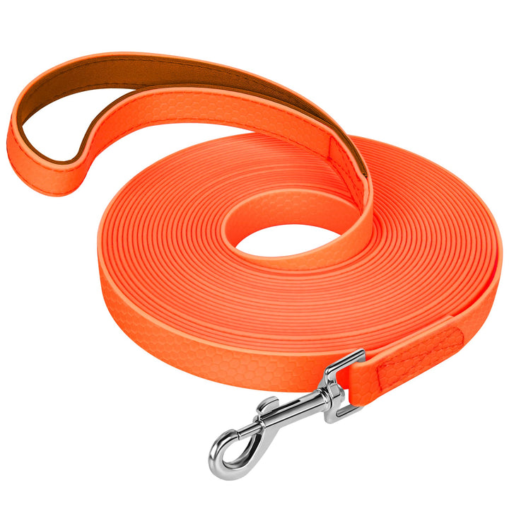 IOKHEIRA Trainingsleine für Hunde, wasserdichte Hundeleine mit Gepolstertem Griff 5m/10m/15m/20m, PV
