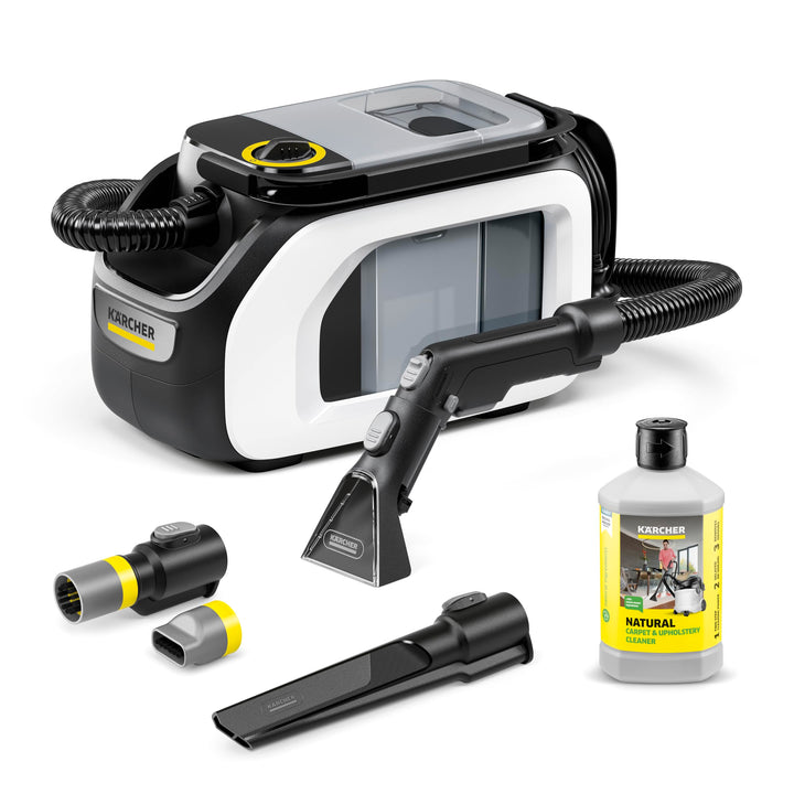 Kärcher Waschsauger SE 3 Compact Home Shoe N1, Aufnahmeleistung: 500 W, Frischwassertank: 1,7 l, Flä