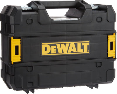 DeWalt 10,8 V/2,0 Ah Akku Kreuzlinienlaser (515 Nm, Laserklasse 2, Laserdiodenfarbe grün, IP65, mit