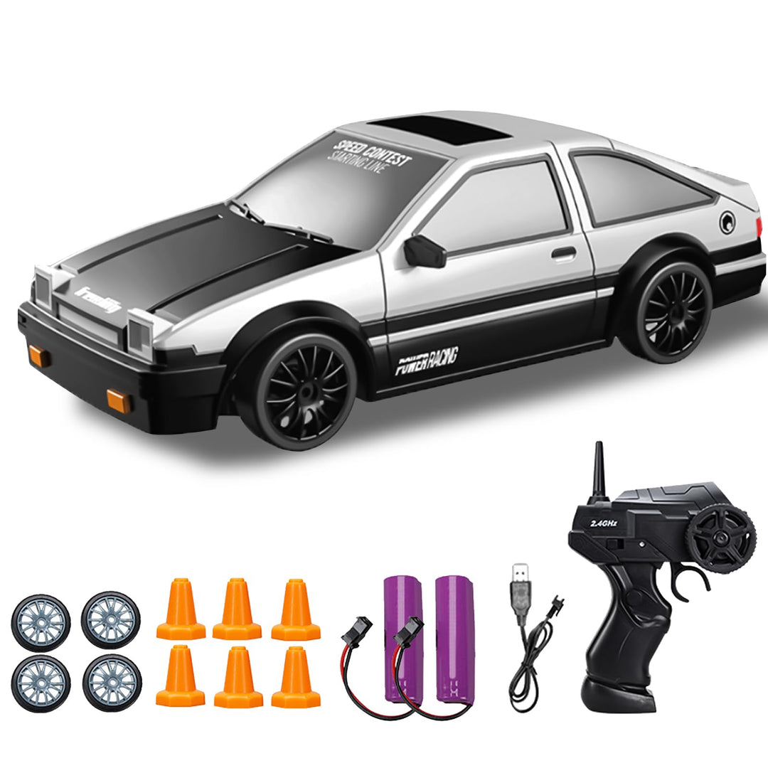 DYOUen RC Drift Car, 1:24 Rennen mit 4WD Ferngesteuertes Auto 2.4Ghz Spielzeugauto Rennauto mit Arbe