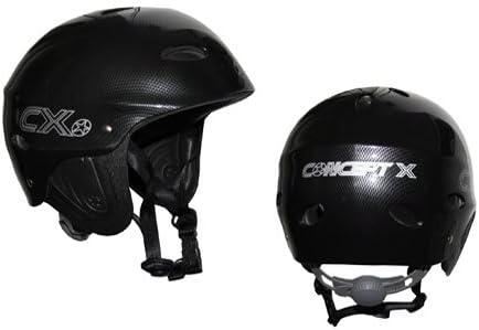 Concept X Kite + Surf Helm CX Pro Wassersporthelm White/Schwarz/Carbon (carbon, S)