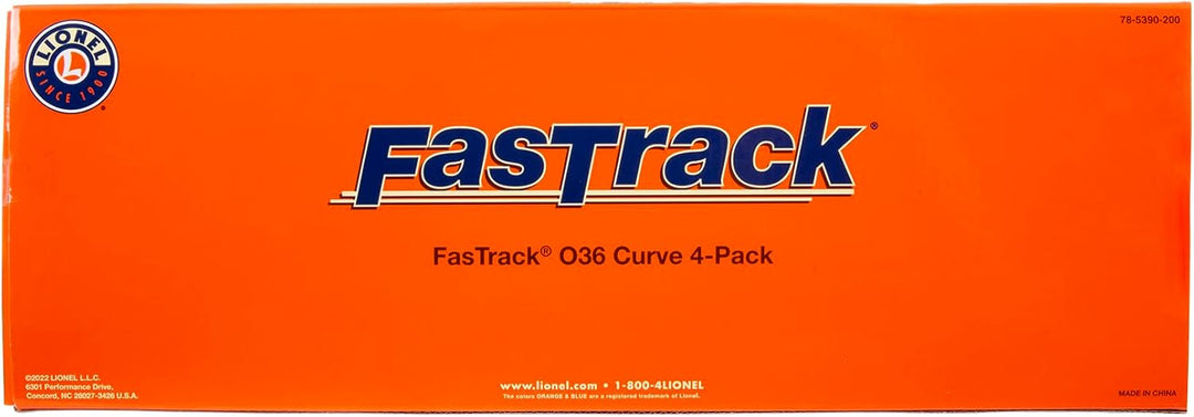 Lionel O36 FasTrack Curved Track (4 Stück)
