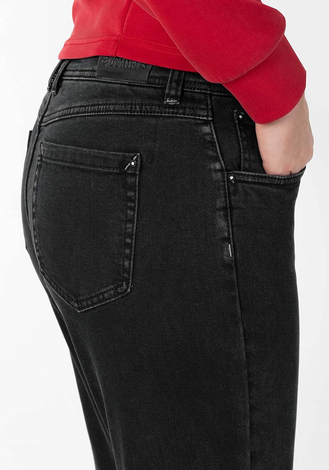 Timezone Damen Jeans, Dull Black Wash