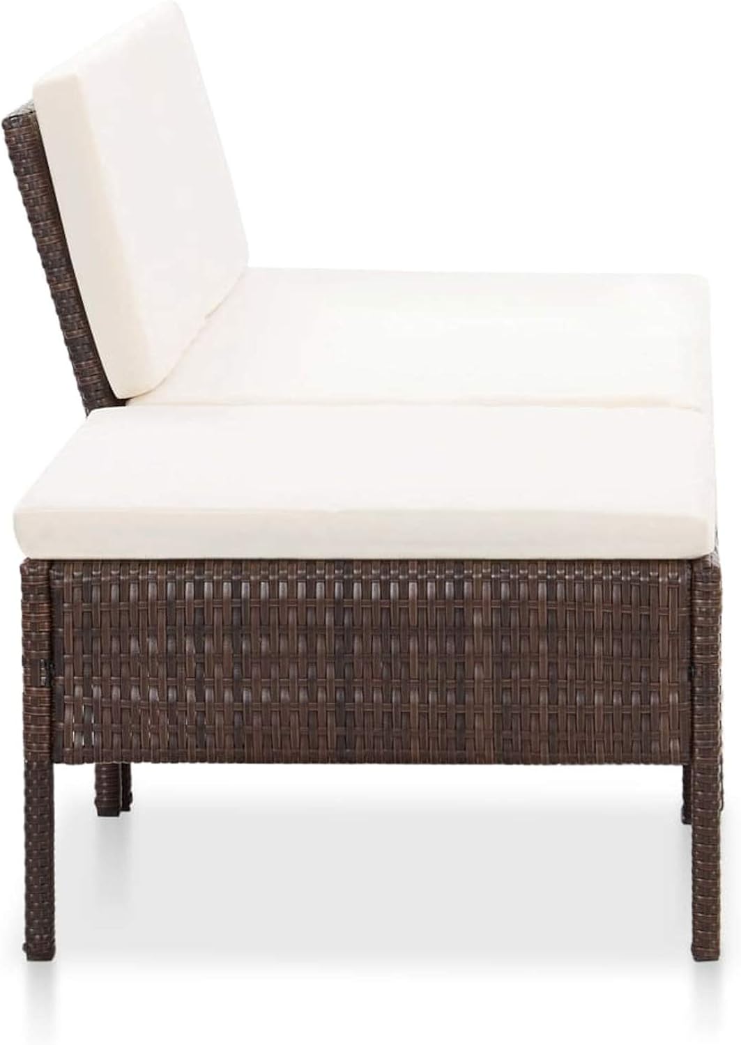 Festnight 3 Teilig Rattan Gartenmöbel Set Lounge Set balkonmobel klein Balkon balkonmobel Set Balkon