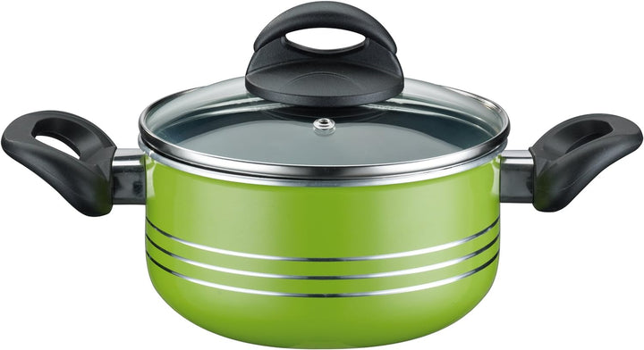 GSW 158053 MILANO COLOR Topf-Set grün 4-teilig, Gross, Grün