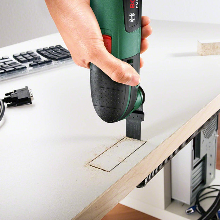 Bosch Home and Garden Multifunktionswerkzeug PMF 220 CE (220 Watt, für Starlock Zubehör, im Koffer),