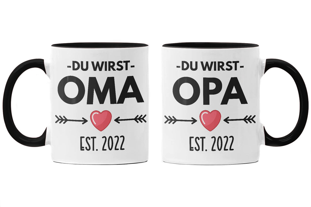 Trendation - Ihr werdet Oma und Opa 2022 Geschenk Schwangerschaft Verkünden Baby Überraschung Du Wir
