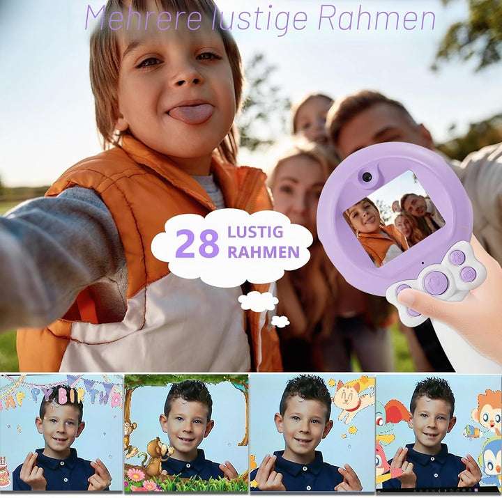 Princess Magic Wand Kamera für Mädchen Alter 3-12 | Kinder Digitalkamera mit 48MP Foto &amp; 1080P Video