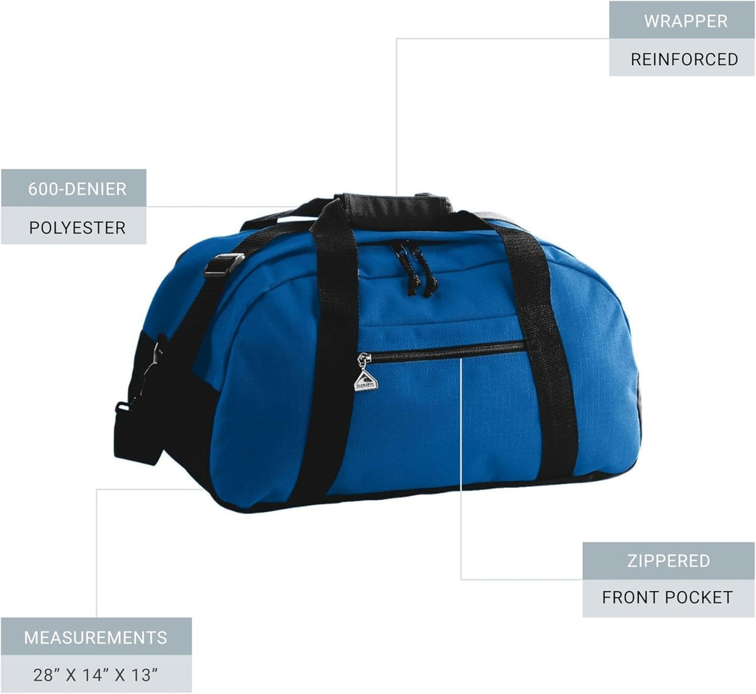 Augusta Sportswear Large Ripstop Duffel Bag Einheitsgrösse Royal/Black, Einheitsgrösse Royal/Black