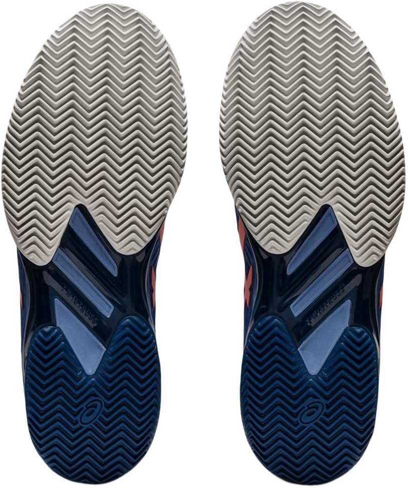 ASICS Solution Speed FF 2 Clay Tennisschuh für Schnelle Plätze für Männer Schwarz Hellblau 40.5 EU B