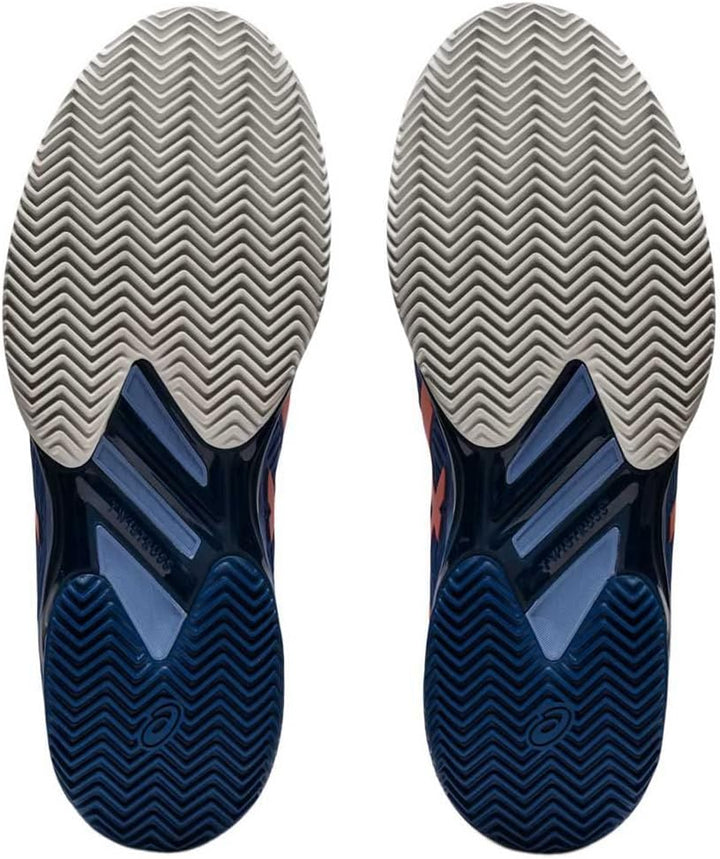 ASICS Solution Speed FF 2 Clay Tennisschuh für Schnelle Plätze für Männer Schwarz Hellblau 40.5 EU B