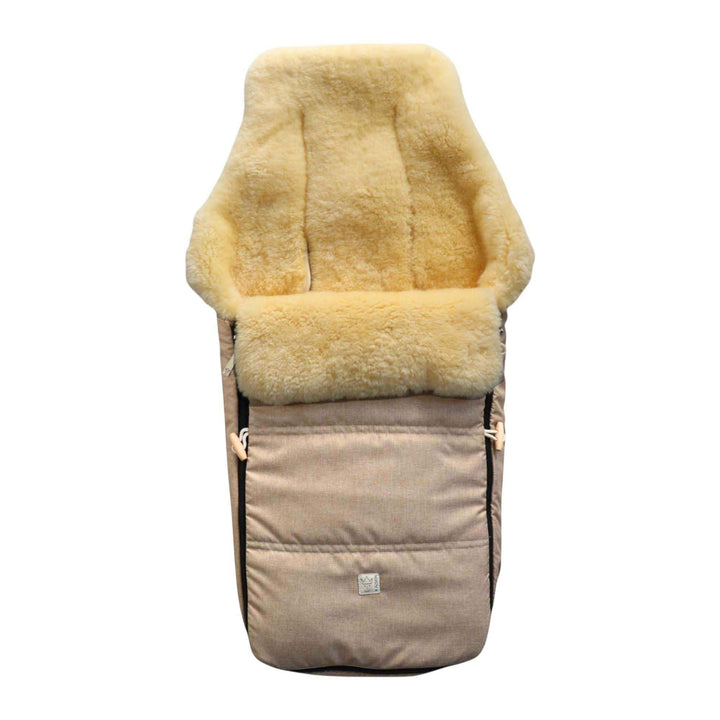 Kaiser Dublas 2.0 Lammfell-Fusssack für Kinderwagen, 95 x 45 cm, Wasserabweisend (ginger), ginger