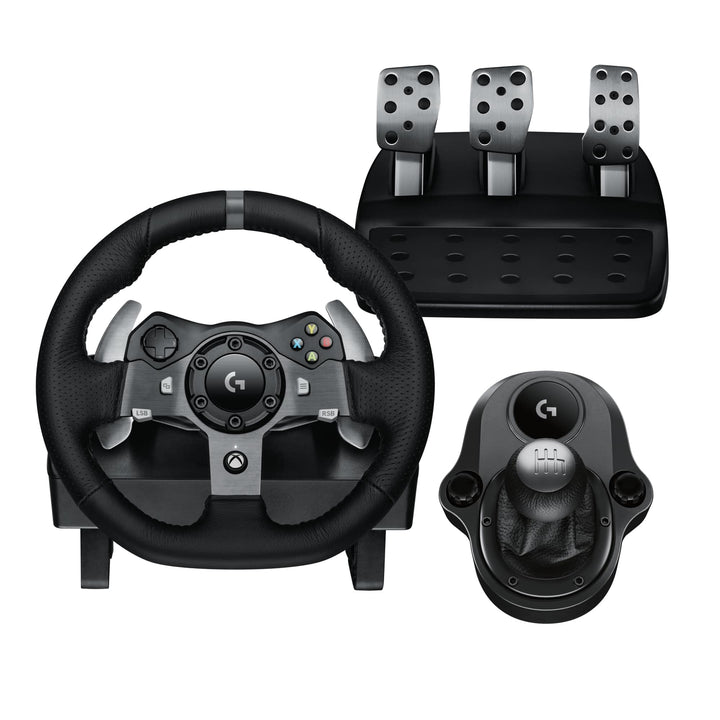 Logitech G920 Racing Lenkrad + Logitech Driving Force Shifter Schalthebel für G920 und G29 G29 | G92