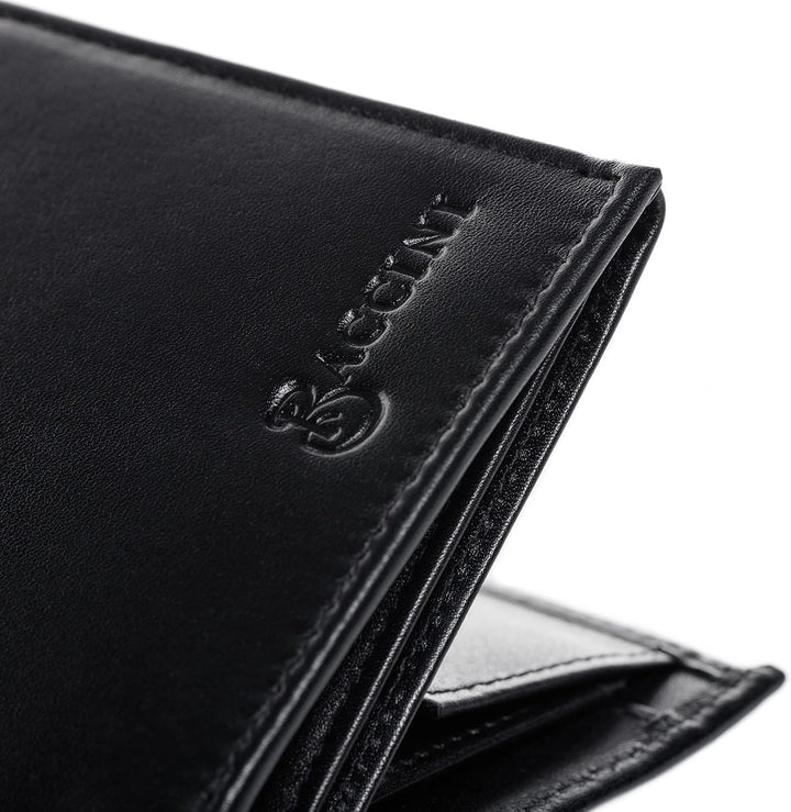 BACCINI Geldbeutel mit vielen Fächern mit RFID Schutz JAN aus Premium Leder I Brieftasche Hochformat