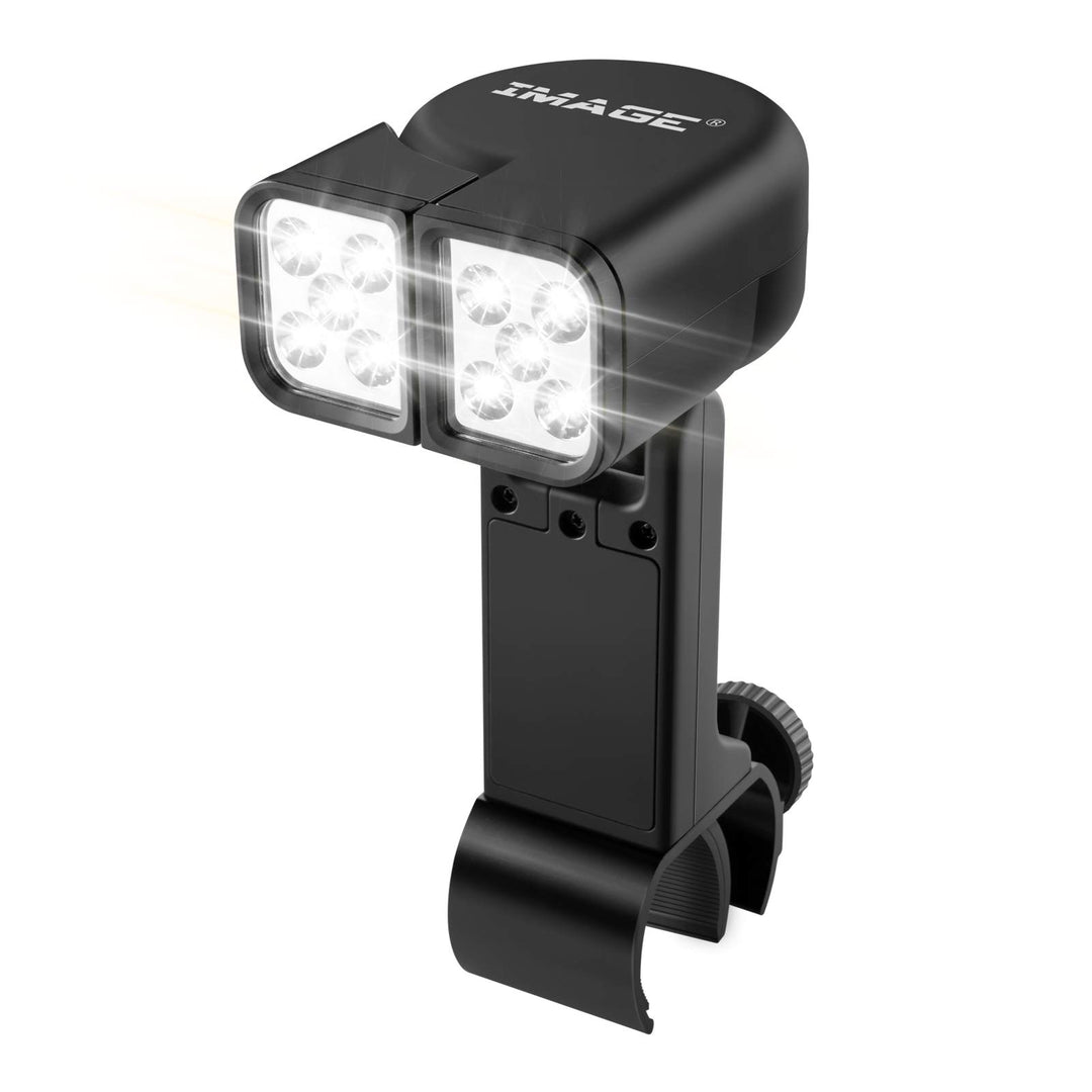 Grilllampe Grill Licht 10 LEDs verstellbare BBQ Grillbeleuchtung mit Touch Schalter und C-Klemme Bef