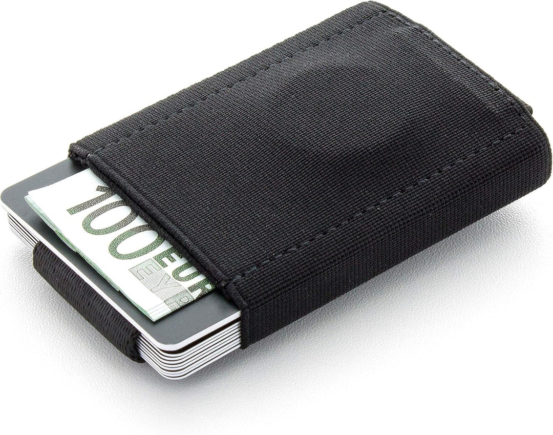Jaimie Jacobs Nano Boy Mini Wallet, Mini Geldbörse aus Textil, Kleiner Geldbeutel, Slim Wallet mit Z