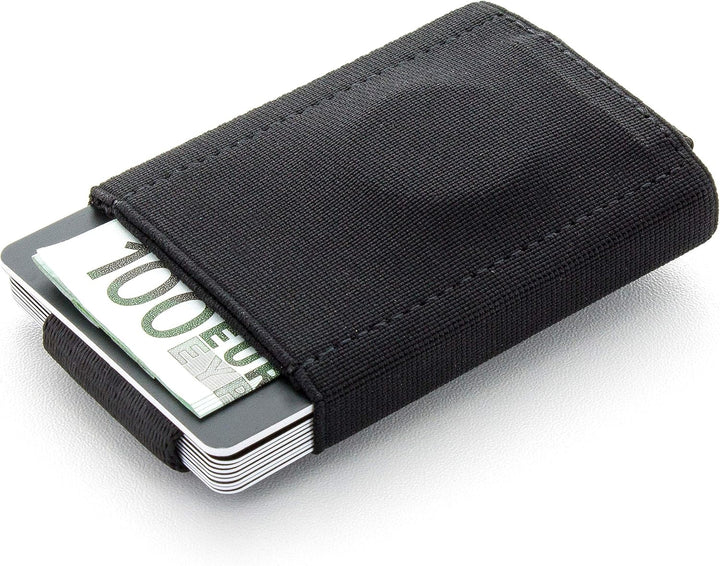 Jaimie Jacobs Nano Boy Mini Wallet, Mini Geldbörse aus Textil, Kleiner Geldbeutel, Slim Wallet mit Z