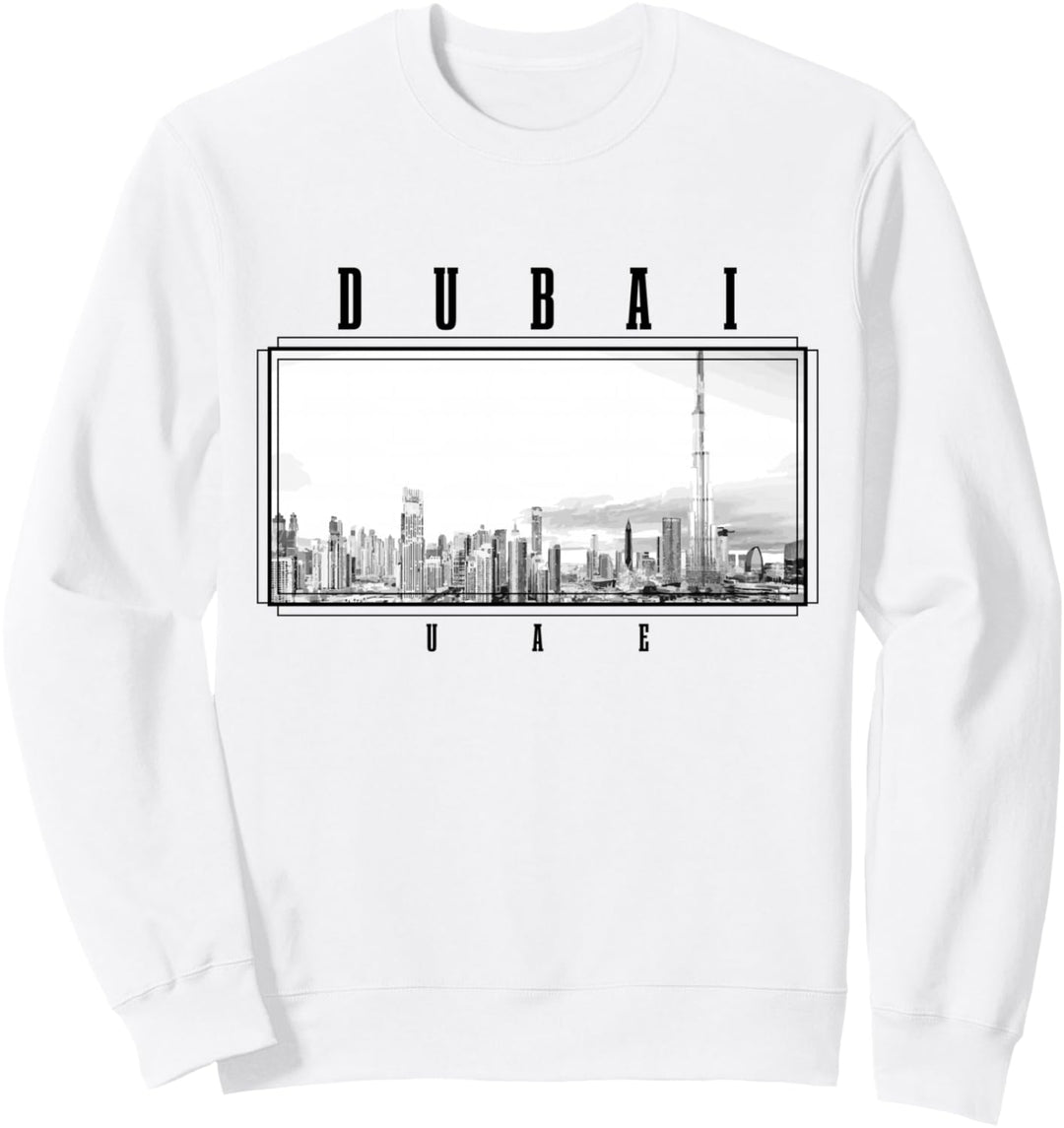 Dubai UAE Vintage Souvenir Skyline Dubai Sweatshirt