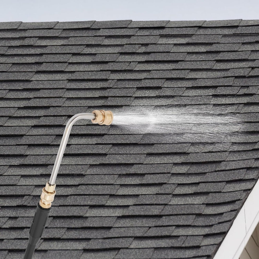 4000PSI Hochdruckreiniger-Verlängerungsstab - 7 Gerade + 2 Gebogene Stäbe-Verlängerungsstab, Hochdru