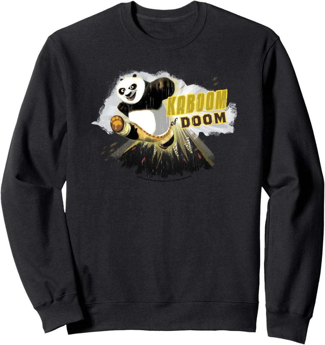 Kung Fu Panda Po The Kaboom Of Doom Explosion Portrait Sweatshirt